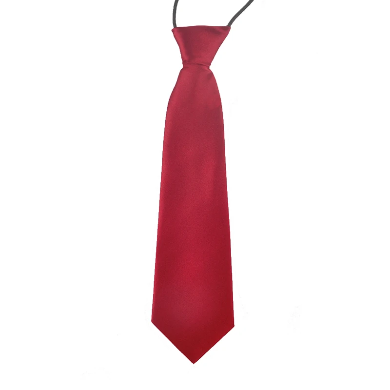 Kid Boy Solid Classic Neck Tie, Wedding Party Gift