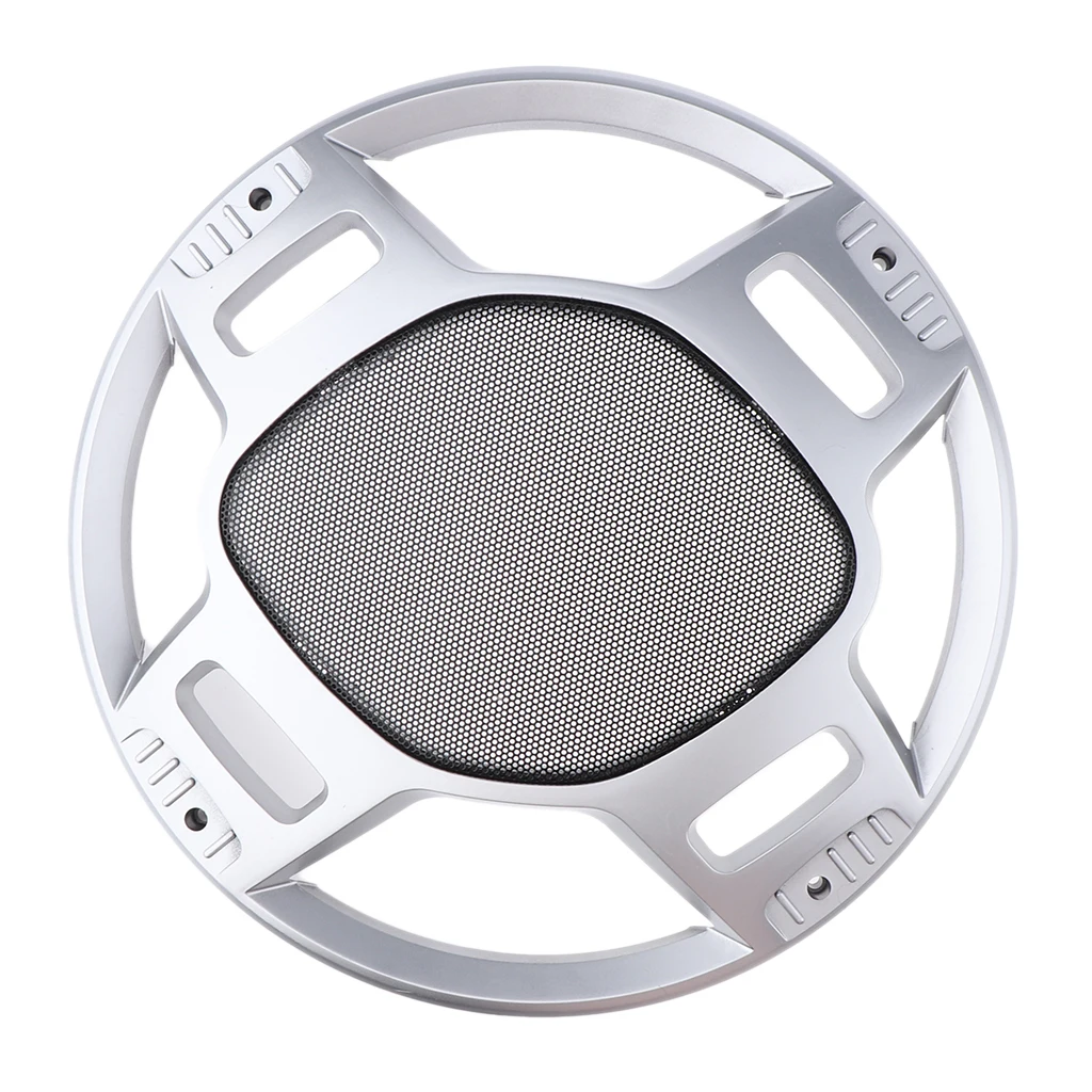 12 Inch White Car Speaker Grill Metal Cold Rolled Steel Enclosure