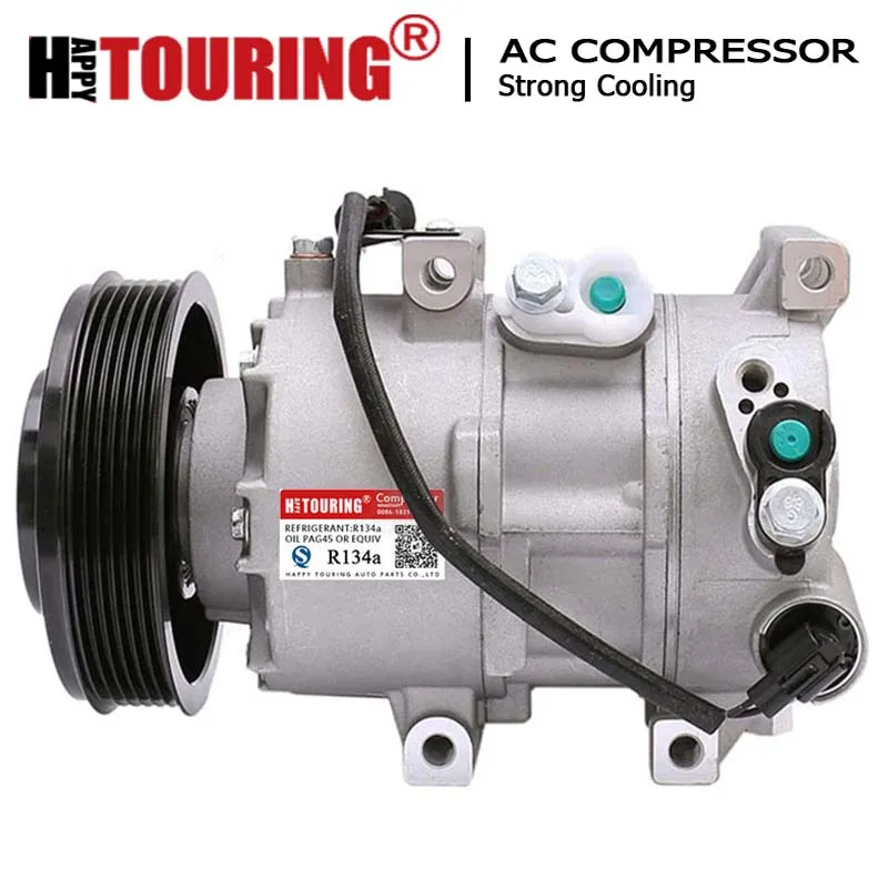 

DVE12 AC Compressor for Hyundai Accent Kia Rio rio5 2012 2013 2014 2015 2016 2017 97701-1R100 97701-1W600 977011R100 977011W600