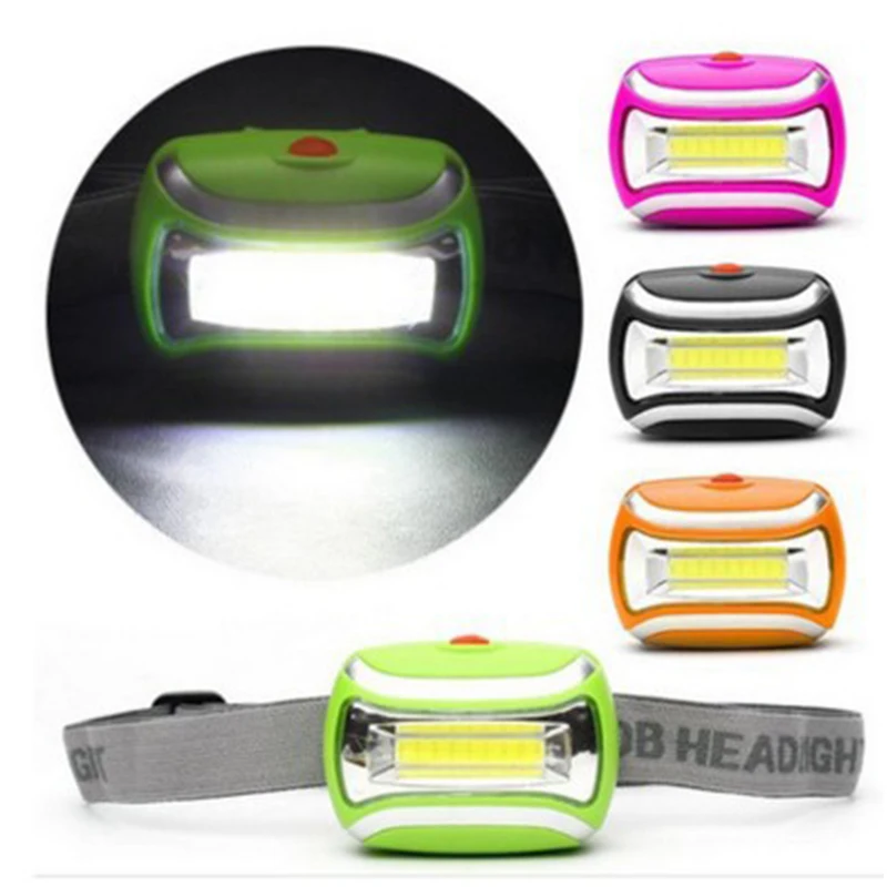 New Outdoor LED Head Lamp Torch 3W Headlight 600 Lumens Bright Adjustable Angle battery Best For Camping fishing