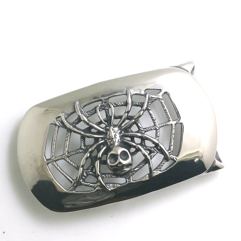 Man\'s 316L Stainless Steel Hollow Out Spider Belt Buckle