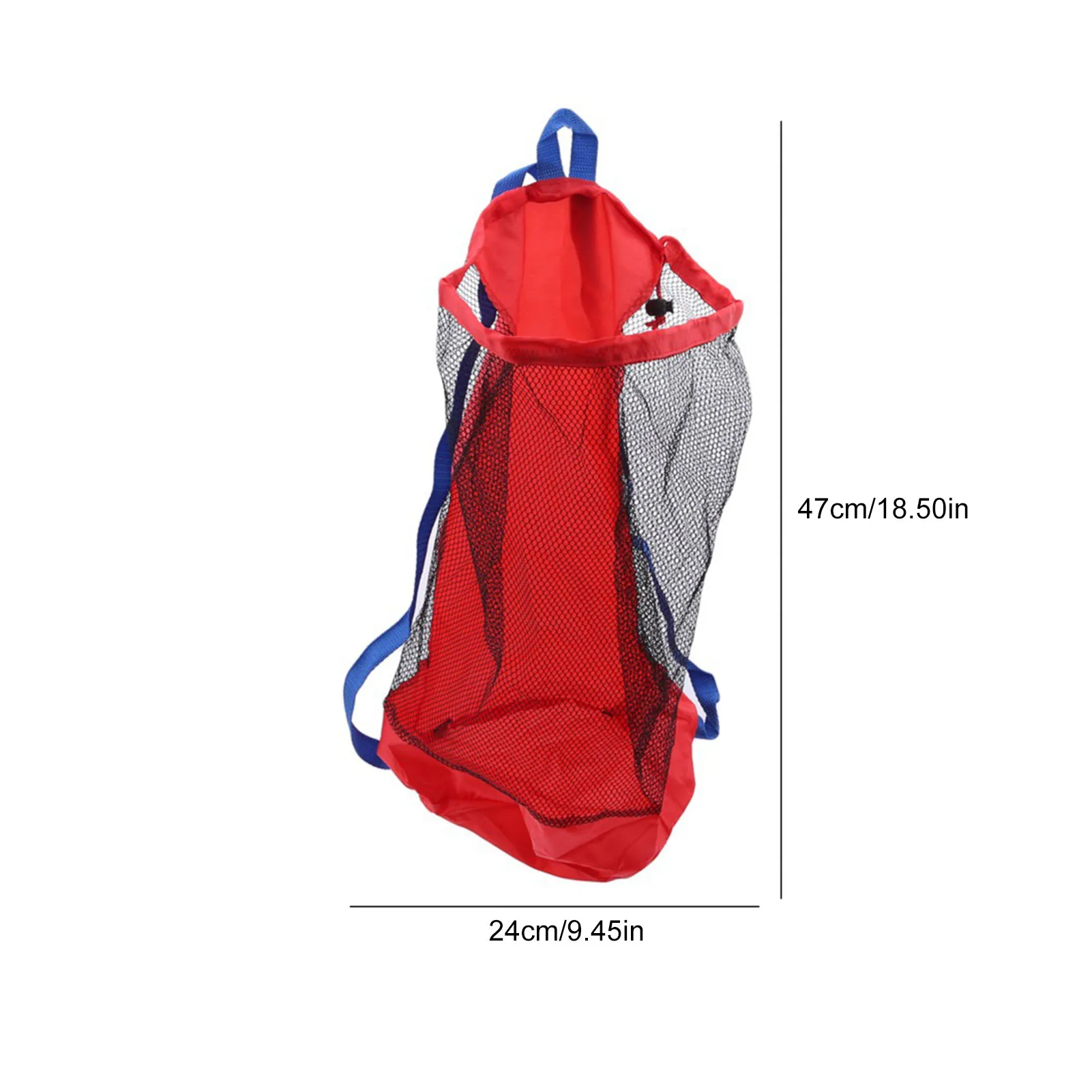 Bolsas de malla portátiles para almacenamiento de juguetes de playa para bebés, bolsa de red para juguetes de arena para playa para niños, deportes