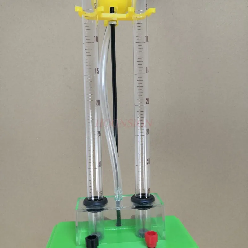 chemistry Water electrolysis demonstrator electrolyze water to produce hydrogen and oxygen devices