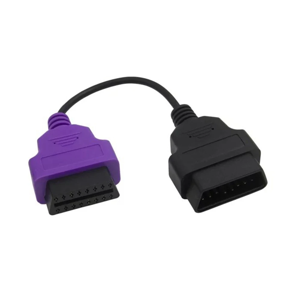 Best Price OBD2 Connector Cable For FIAT ECU Scan and Multi ECU Scan 6 Colors Single Wire Cable For FIAT ECU 6 Adapters