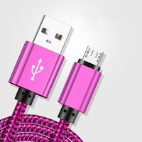 For Xiaomi Redmi 9A 9C Micro USB Cable 2.4A Charging Data Wire For Huawei Honor 9A 9C 9S 8S 8C 8A 7A 7C 7S Phone Charger Cable