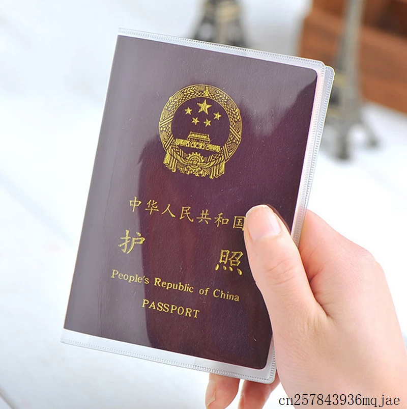 

200 Pcs Transparent Passport Covers ID Card Holders Passport Protective Sleeve Card ID Holder Business Credit Card Storage Case