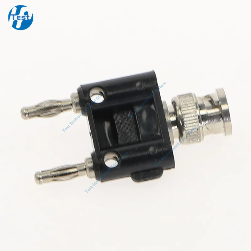 Monitoring Adapter Two-in-One Siamese Copper Q9 Revolving Double Lantern Flower Head BNC Revolving Double Banana Plug 4mm