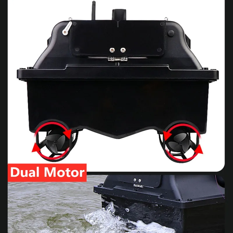 16Point GPS Fishing Bait Boat 500m RC Distance Fishing Nesting Boat GPS Bait Boat GPS Postion Auto Cruise RC Fishing Bait Boat