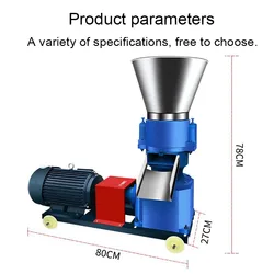 KL-150 drób kurczak pasza Granulator pokarm dla ryb maszyna do produkcji pasza dla zwierząt robot kuchenny 220v/380v