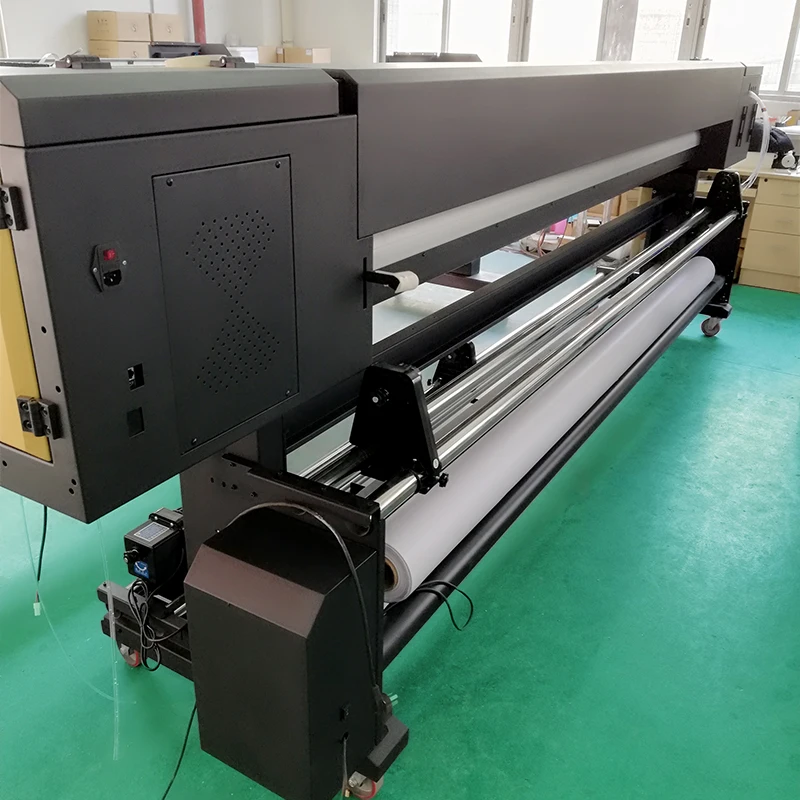 10Ft Wide Format Plotter Printer 320Cm Digital Vinyl Banner Printer Outdoor Eco Solvent Printing Machine