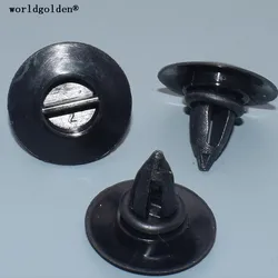 worldgolden 10pcs plastic fasteners for With Rubber Washer Retainer for BMW 51777171003