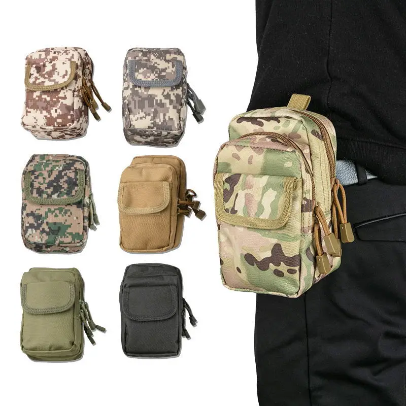 

Waist Pack Bum Bag Pouch Waterproof Military Belt Waist Packs Molle Nylon Mobile Phone Wallet Travel Tool Waist Bag