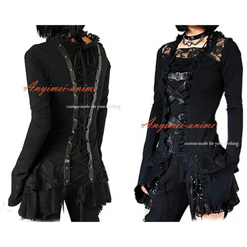 

fondcosplay hiphop Gothic Tripp Gothic Lolita Punk Fashion black cotton Shirt Cosplay Costume CD/TV[CK991]