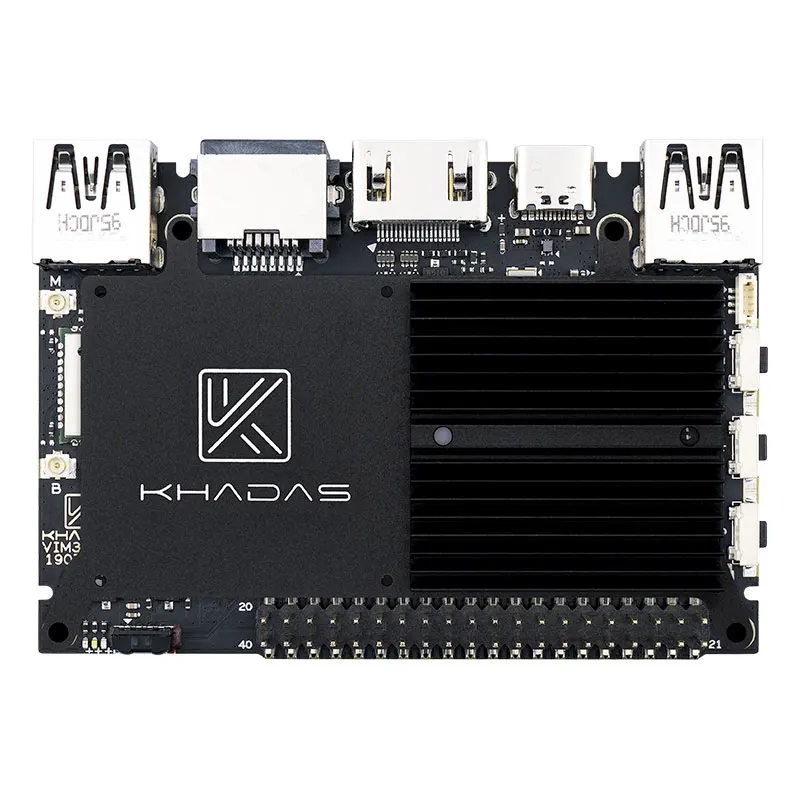 Khadas vim3l sbc  amlogic s905d3 soc oowow eingebetteter Service Single Board Computer Unterstützung 1,2 Tops Wi-Fi 5 4k @ 60fps 1,9 GHz Quad