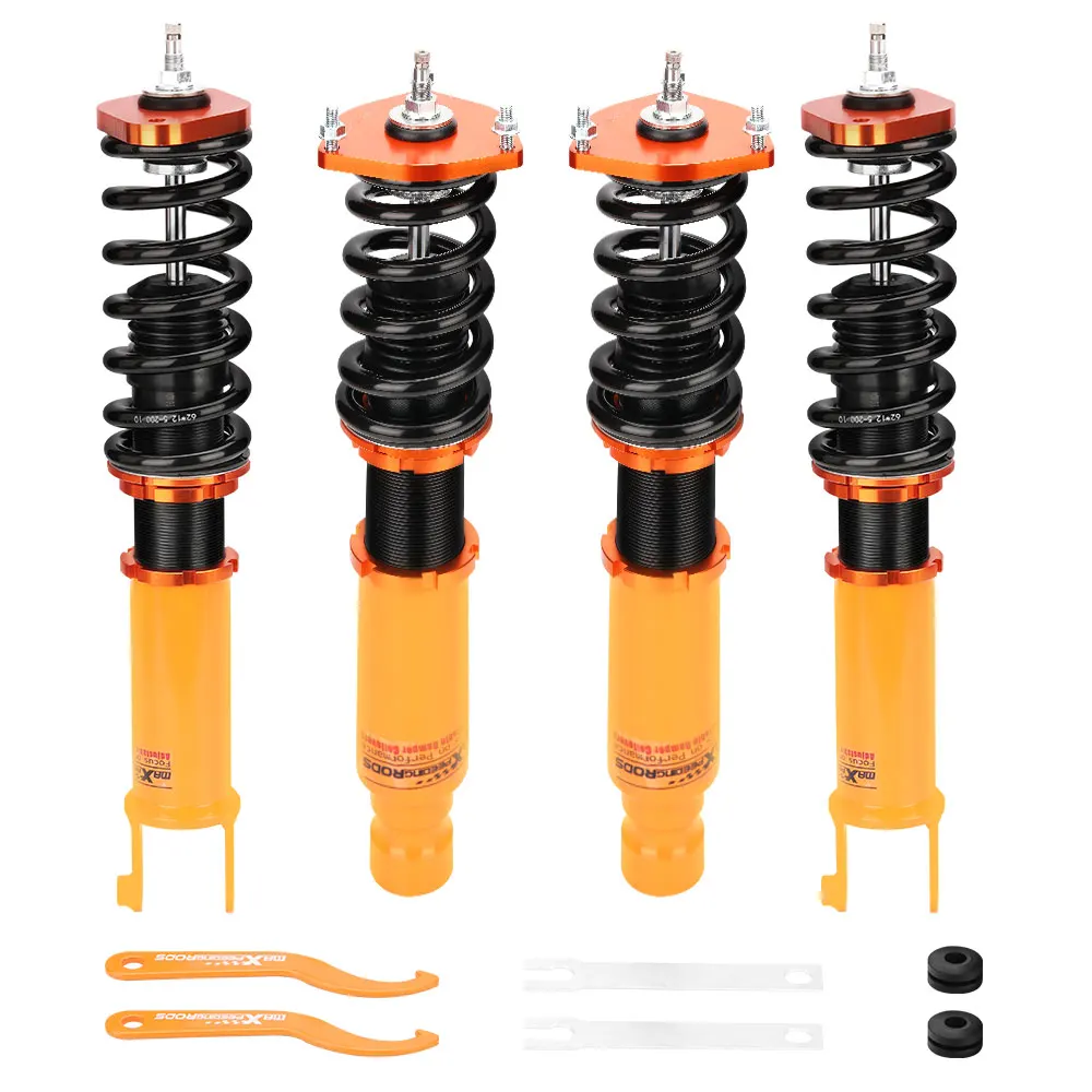 MaXpeedingrods Coilover 24 Way Damper Shock Kit for Infiniti M35x M45x AWD 06-10 Adjustable Coilovers Spring Kit