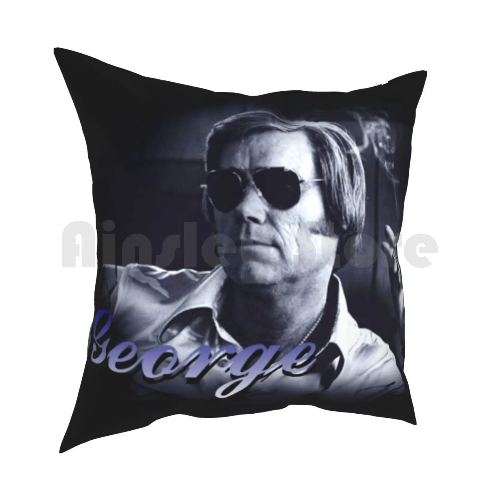 George Tribute Pillow Case Printed Home Soft Throw Pillow George Jones Jorge Country Western Music Singer Crooner