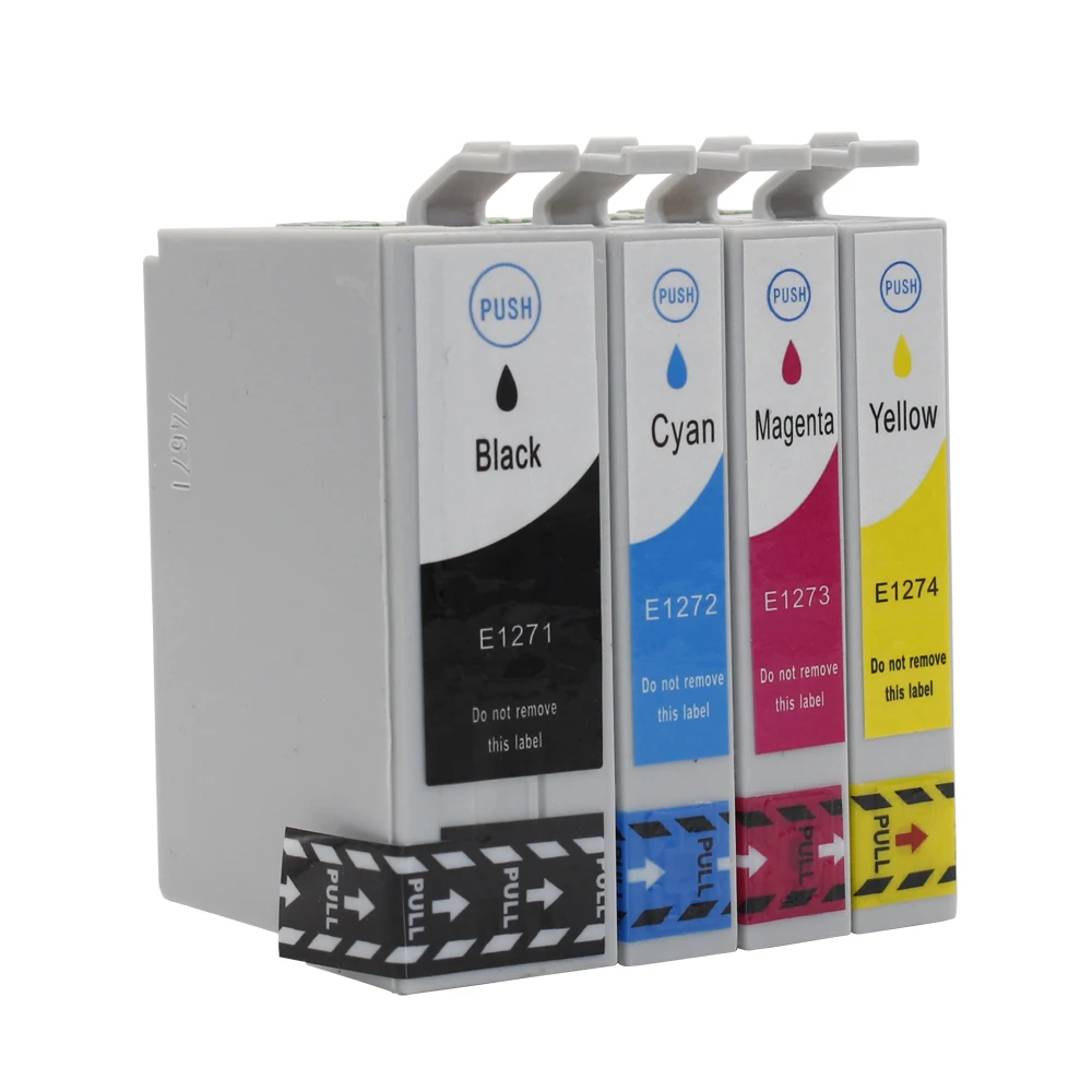 

INK WAY High yield T1271-T1274 ink cartridge for Workforce WF-3520/3540 WF-7010/7510/7520 Workforce 60/630/633/635/840 etc