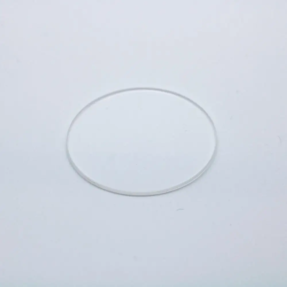 

10pcs size diameter 24.5mm 2mm thick at 200nm high transmission JGS1 quartz glass plate