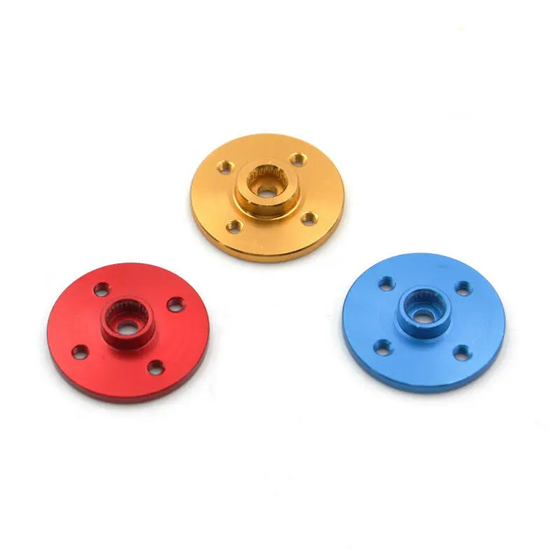 1PC CNC Aluminum Metal Round Servo Arm 23T/24T/25T for JR/Hitec/Futaba RC Robot Airplane Car Servos