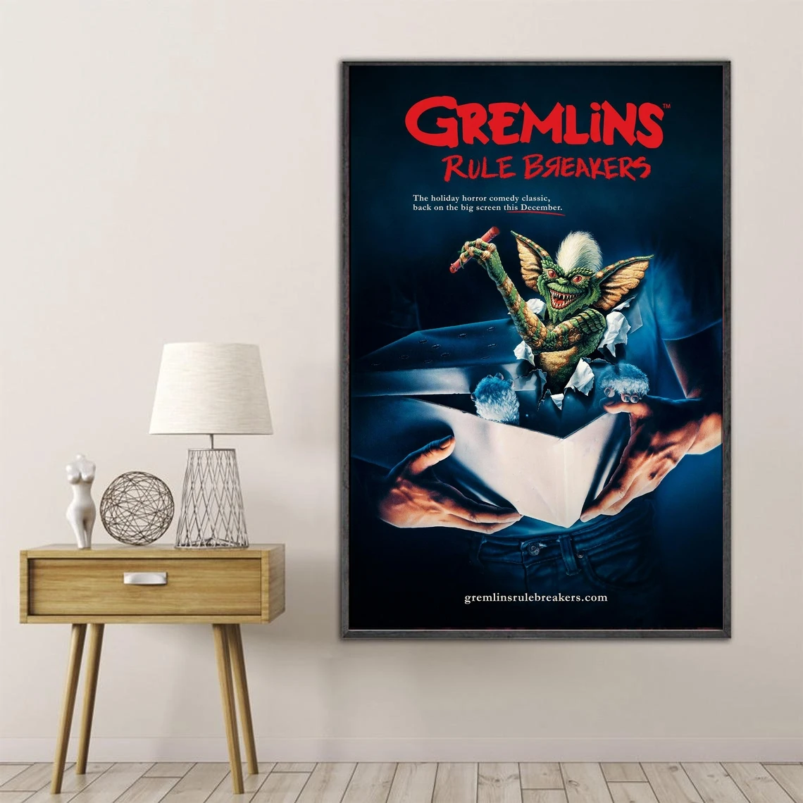 Gremlins Rule Breakers Poster Movie Cover Canvas Poster Print Home Wall Decoration Painting (No Frame)