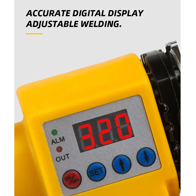 1Set 800W  Digital Display Water Pipe Welder Φ20-63mm Water Pipe Plastic Welder Machine Plumber Heating PPR RPV Butt Welding images - 6