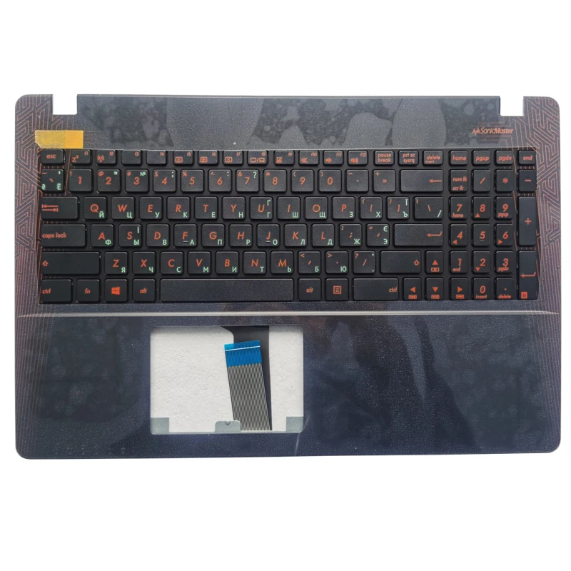 Russian Laptop Keyboard for ASUS R510LA S501 S501A S501U R510E RU Keyboard Palmrest Cover