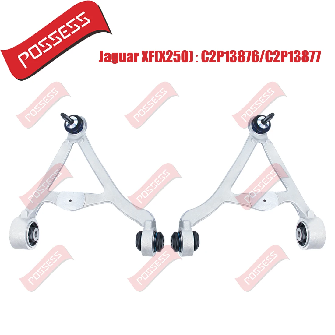 

A Pair of Rear Upper Suspension Control Arm For Jaguar XF X250 XJ X350 XJL X351 XK 8 X150 S-TYPE CCX，C2P13877 C2P13876