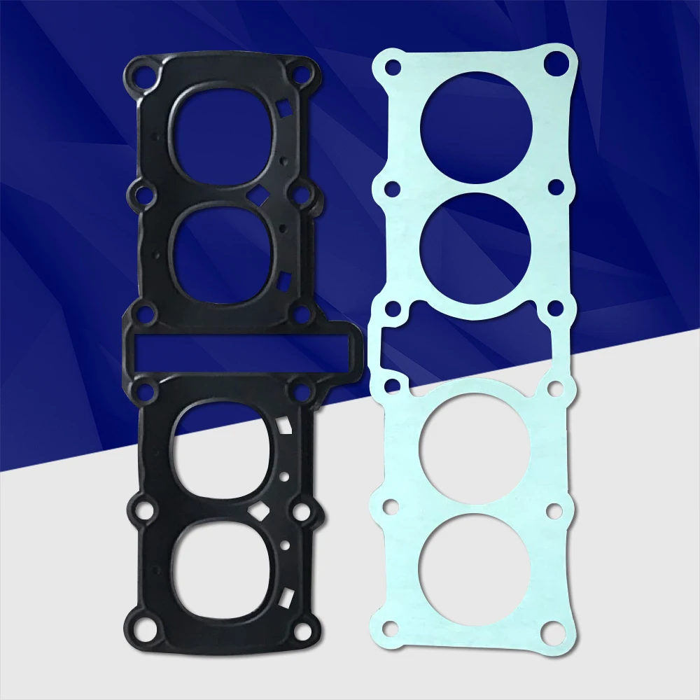 Motorcycle Upper and lower cylinder head gasket for Yamaha FZR250 FZR250R FZR250RR ZEAL250 (46X IHX 3KR 3LN)