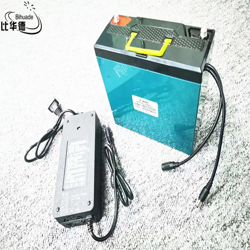 12V 60Ah 3S6P Polymer cell pack+12.6V 8A charger, built-in , used for sprayer +FedEx free delivery