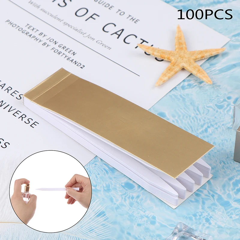 100 PCS Essential Oils Test Tester Paper Strips Aromatherapy Fragrance Perfume