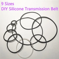 9 Sizes Silicone Rubber Band Pulley Transmission Engine Drive Round Beslts Tape DIY Toy Module Car Motor Stretch Droppshipping