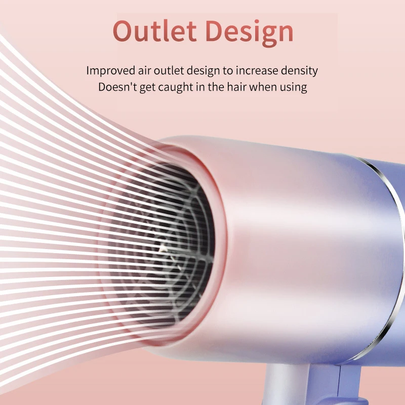 Mini martillo plegable para secar el pelo, secador de pelo portátil para estudiantes, viento fuerte, viento caliente y frío, aire, agua, martillo Lonic, soplador eléctrico Hai