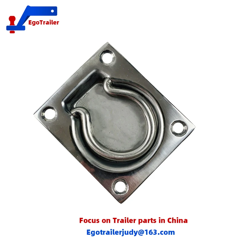 Stainless recessed tie down,deck ring, lashing ring, rope ring D ring tie down point anchor trailer parts accessories