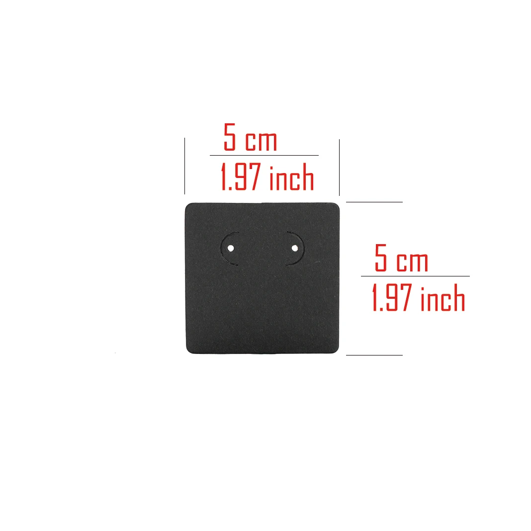 Jóias Exibição Cartões Storage Holder, Preto, Marrom, Branco Hoop, Brinco, Acessórios, Fornecimento por Atacado, 50 Peças, 3 Tamanhos