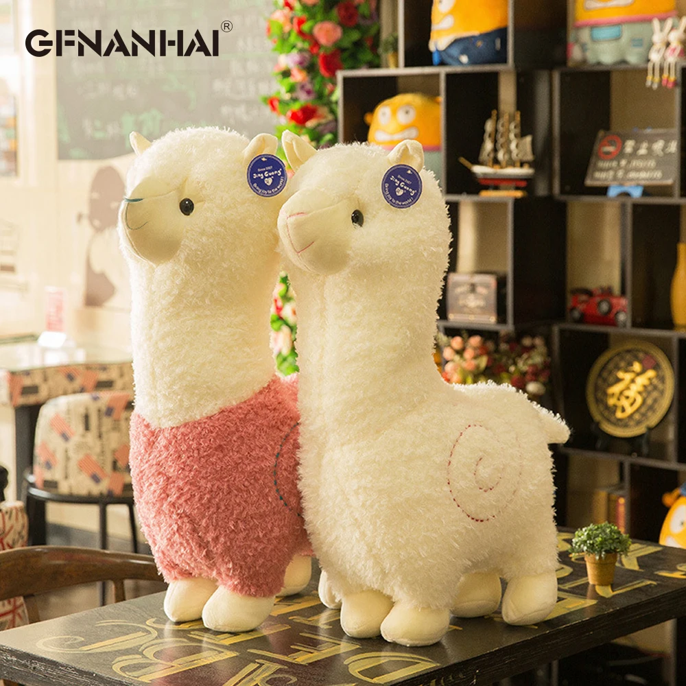 

1pc 20CM Alpaca Plush Toys 6 Colors Stuffed Cute Animals Doll Soft Cotton Plush Toys Pillow Kids Birthday Christmas Gift