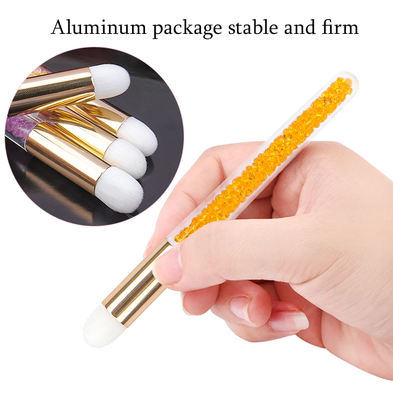 5 PCS Diamond Clean Nose Brushes Eyebrow Nose Blackhead Comedones Cleaning Brush Professional Eyelash Extensions Makeup Tools