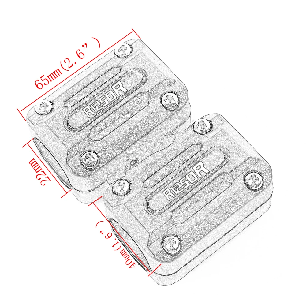 Para bmw r1250rt r 1250 rt 2019 - 2020 22/25/28mm motocicleta motor acidente barra de proteção pára-choques decorativo guarda bloco