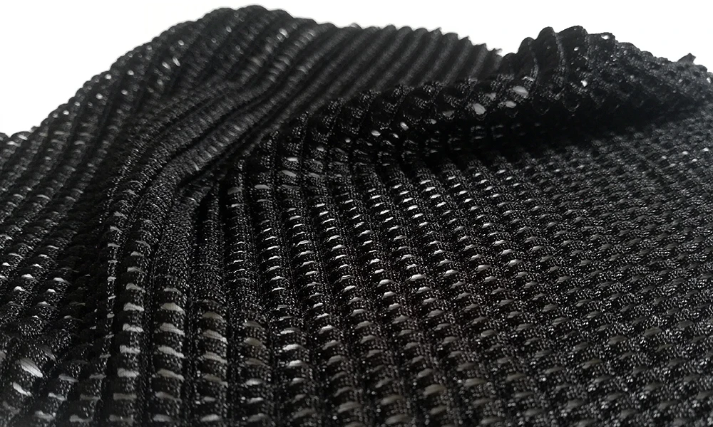 3D-Texturierter Stretch-Spandex-Netzstoff Weiches Power-Net Elastisches Nylon Durchsichtiges Material für Dessous, BH, Unterwäsche, DIY-Näharbeiten – Detail 2