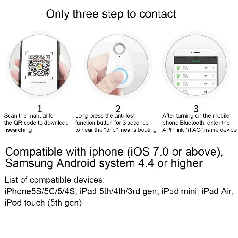 GPS Tracker for Dogs Cats Pet Kids Smart Gps Car Tracker Spy Gadgets Keychain Key Finder Anti Lost Alarm Positioning Tracker