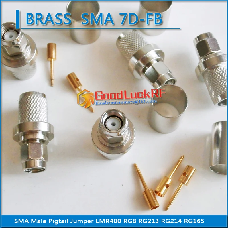 Kit Set SMA RP-SMA RPSMA RP SMA Male Female Pigtail Jumper Crimp for LMR400 RG8 RG213 RG214 RG165 SYV-50-7 7D-FB Cable Plug