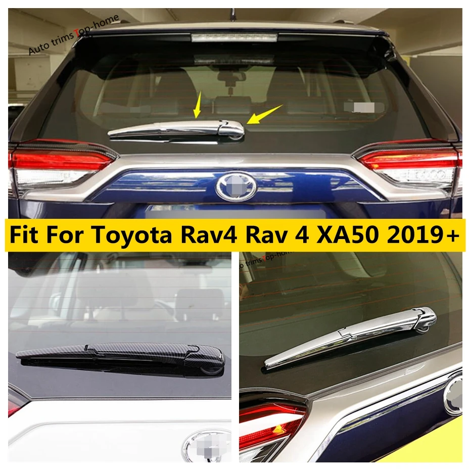 

Rear Window Windscreen Wiper Protection Kit Cover Trim Fit For TOYOTA RAV4 RAV 4 XA50 2019 - 2023 ABS Chromium Styling