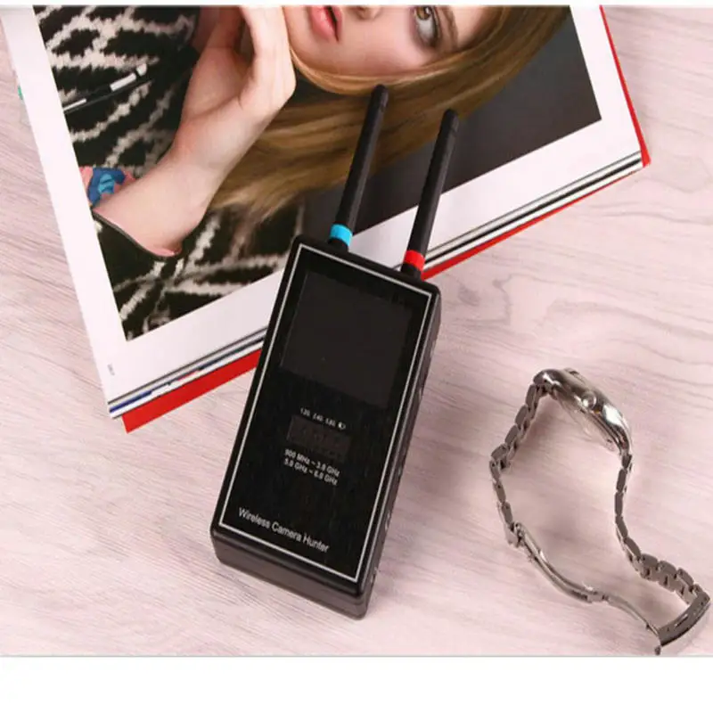 Full band 1.2 GHz - 2.4 GHz - 5.8 GHz Wireless Camera Hunter / Wireless Camera Sweeper / Hidden Camera Detector Free Shipping