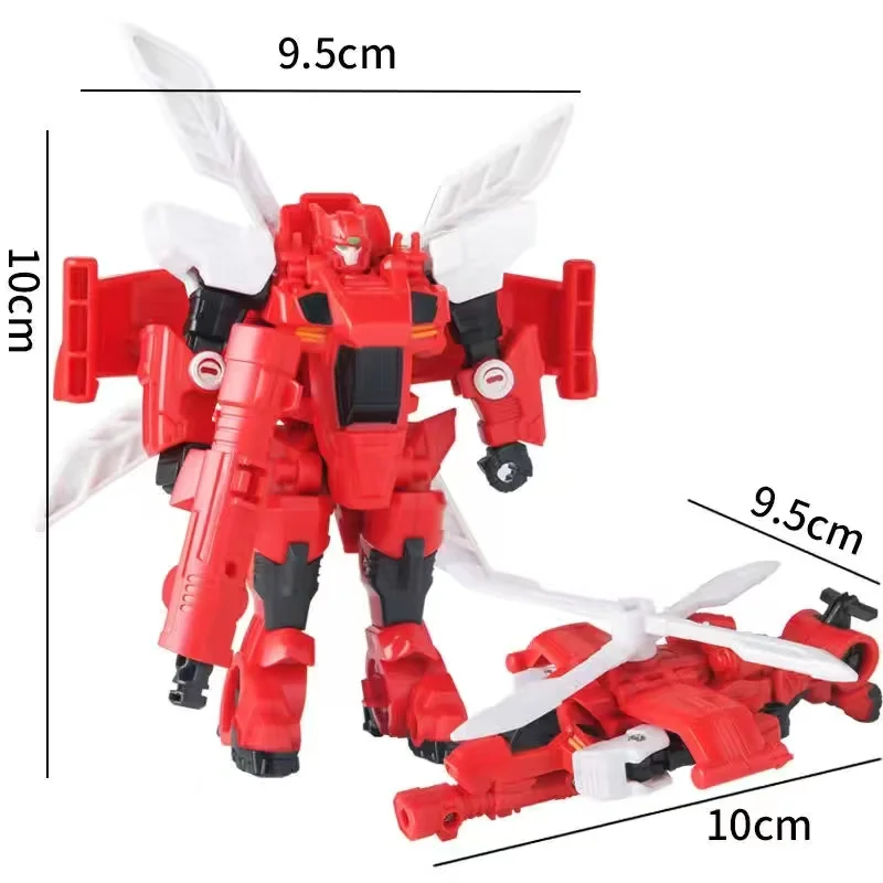 Hot!5in1 MiniForce X Transformation Toys Semey Air Force Secret Commando Robots Action Figures Toy For Kids Christmas Gift