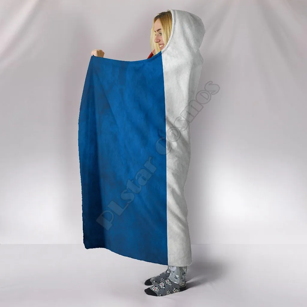 France Flag 3D Printed Wearable Blanket Adults For Kids Various Types Hooded Blanket Fleece blanket 02