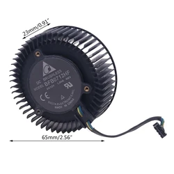 BFB0712HF 65mm 12V 1.8A 4Pin Graphics Card Cooling Fan for NVIDIA GTX Titan GTX980 980Ti Cooler Fan