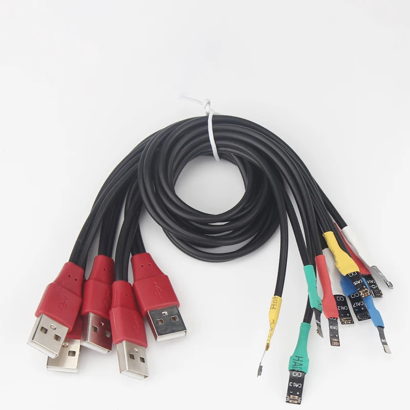 Voeding Test Kabel Voor Iphone 11Pro Max/Xs Max /X/8 Plus/7/6S/5 Voor Samsung Huawei Xiaomi Dc Power Control Draad Test Lijn