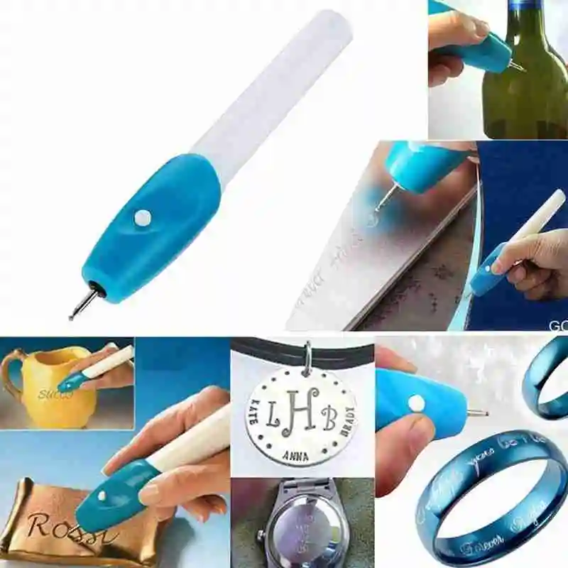 Mini Electric Engraving Pen Machine Chisel Word Marker Metal Plastic Glass Leather Cutting Plotter Engraver Corrode Carving Tool