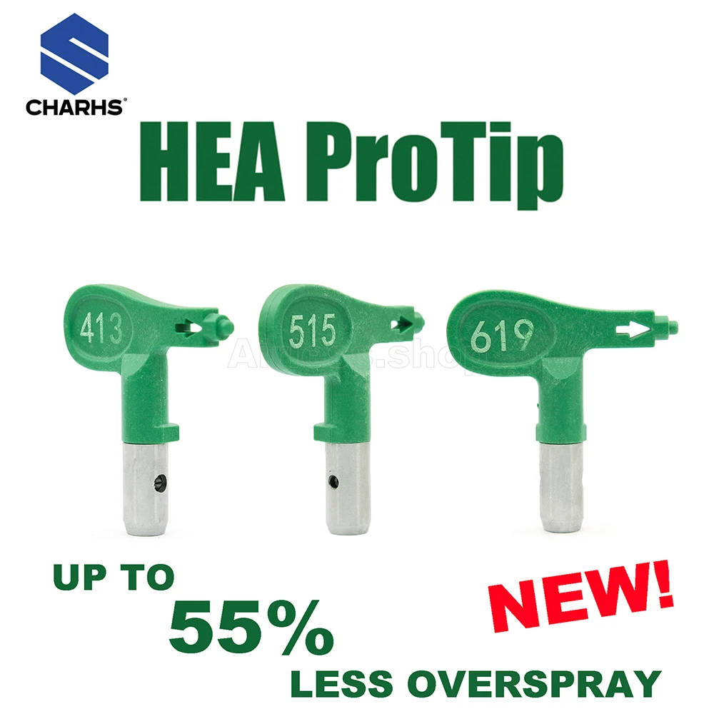 CHARHS Low Pressure HEA Tips 619/617/517/519/615/515/513/415/413/313 wagner tip airless sprayer gun HEAProTip nozzle Tip guard