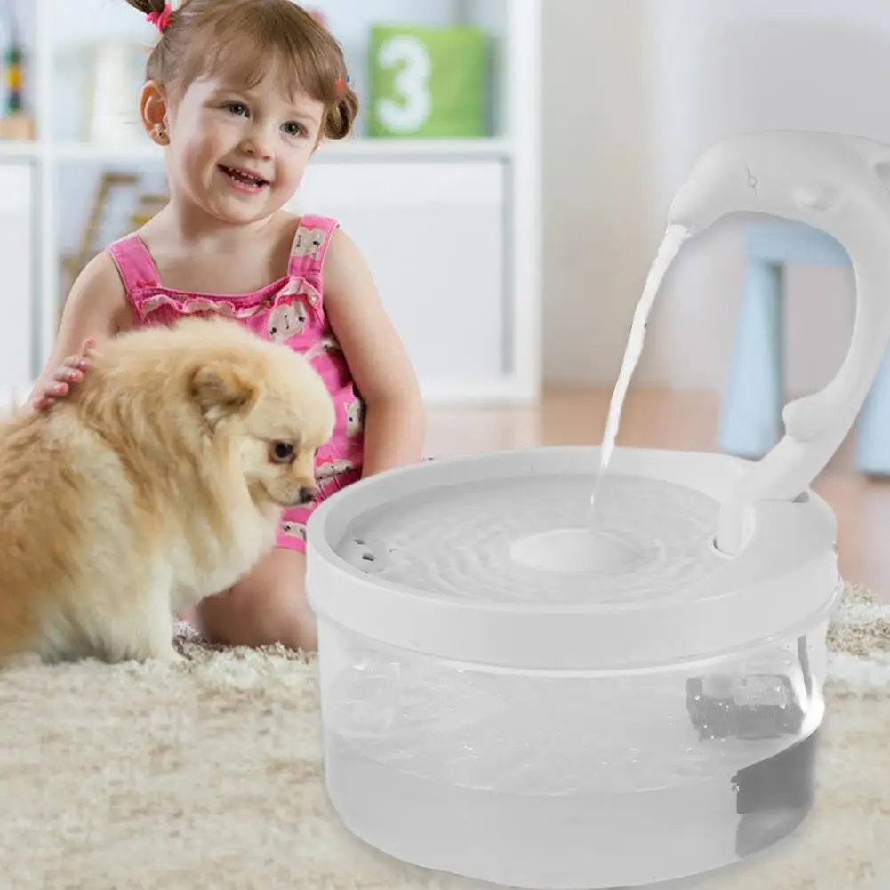 2L Automatic Cat Water Fountain LED Electric Mute Water Feeder USB Dog Pet Drinker Bowl Pet Drinking Dispenser For Pet Cat & Dog