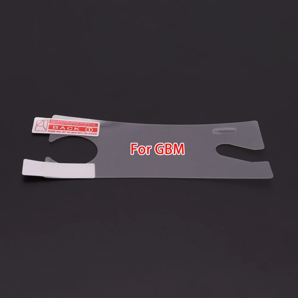 Nhựa Dẻo Trong Suốt Cho GameBoy Micro Trước Màn Hình Màu Bảo Vệ Ống Kính Cho GB GBA GBC GBA SP GBP Màng Bảo Vệ